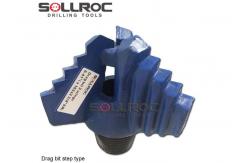 China SGS API REG Thread Tungsten Carbide Step Drag Bits With 3 4 Wings supplier