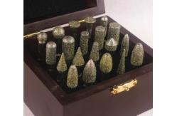 China Nickle Bond Diamond Mounted Points , Portable Safety Abrasive Mounted Points supplier