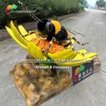 Animatronic Insects Customized Animatronic Bee With Flower For Theme Park Decoration for sale