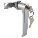 Zinc Alloy Garage Door Handle Lock L Swing Handle Latch With Cam for sale