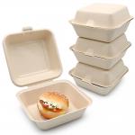 Customized food burger boxes are biodegradable disposable and eco-friendly for sale