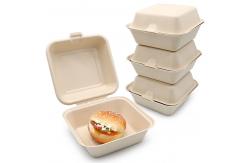 China Customized food burger boxes are biodegradable disposable and eco-friendly supplier