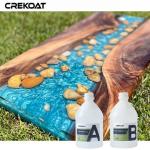 Crystal Clear Epoxy Resin And Hardener To Tabletops And Countertops for sale