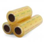 PVC Cling Compostable Stretch Film For Food Fresh Keeping Custom Plastic Wrap Food Grade for sale