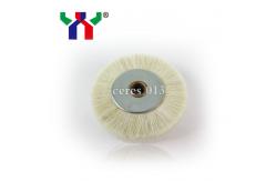 China Offset SM102 Printing Machine Spare Parts White Hard Bristle Brush Wheel supplier