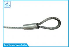China Galvanized Stainless Steel Wire Rope Loop Slings 7x7 With Clear Coatings supplier