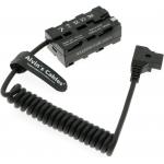 D-Tap To Dual-Sided NP-F Dummy Battery Power Adapter Cable For Atomos/SmallHD/Feelworld Monitor for sale