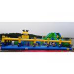 Fire Proof Inflatable Amusement Park Commercial Spongebob Bounce House for sale