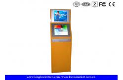 China Double Display Self Service Touch Screen Kiosk Vandal Proof For Theater supplier