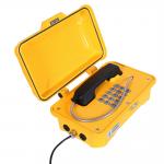 IP67 Moisture Resistant Industrial Weatherproof Telephone With Flashing Lamp And Horn for sale