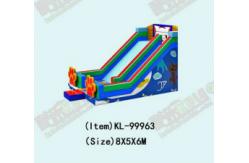 China Children Fun Park Inflatable Cat Theme Slide For Rentals supplier