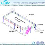 Steel Industrial Mezzanine Floors System Easy Install / Dismantle Large Load for sale