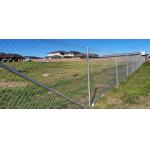 Corrosion Resistant Durable Hot Dipped Galvanized Cyclone Mesh Fabric Chain Link Fence For Sports Facilities for sale