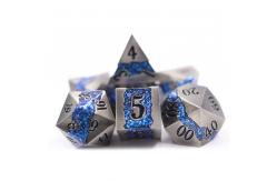 China Zinc Alloy Metal RPG Dice Hand Sanded Wear Resistant For Collection supplier