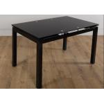 Extendable Glass Top 88KGS 170x70cm Modern Dining Table for sale