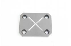 China Plastic Part Design For Injection Molding X Shaped Wear Plates supplier