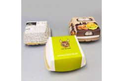 China Biodegradable Custom French Fry Burger Box Packaging Printed Cardboard Burger Box supplier