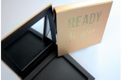China Customized Mini Magnetic Palette Logo Embossed Highlighter And Contour Palette supplier