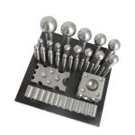 29PCS Jewelry Accessories Tools Jewelry Punch Set Steel Dapping Doming Shaping for sale