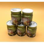 Round Cylindrical Screw On Lid Coffee Tin Cans Canisters For Storage for sale