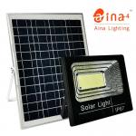 High Brightness Solar Floodlight Led 208pcs Super Large Solar Panel Remote Control 100w for sale