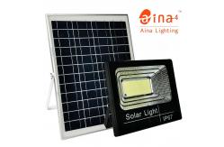 China High Brightness Solar Floodlight Led 208pcs Super Large Solar Panel Remote Control 100w supplier