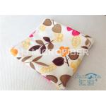 High Absorbent Flower Printed Streak Free Microfiber Cloth 80% Polyester for sale