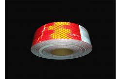 China Prism Reflective Tape Sheets Self Adhesive High Visibility With ECE Standard supplier