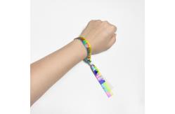 China Festival Concert Promotion Events Woven Cloth Wristbands with Acceptable OEM and Various Designs supplier