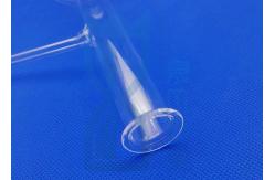 China Transparent Narrow Neck Quartz Glass Round Bottom Flask for Laboratory supplier