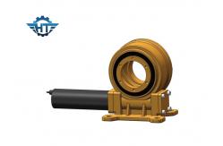 China Single Axis Solar Tracker Slew Drive Axis With 24vdc Electrical Motor supplier
