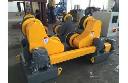 China 5T Capacity Tank Turning Pipe Welding Rollers With Hand Control Box Foot Pedal supplier