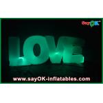 Valentine Inflatable Letters Love Wedding Lighting Decoration For Marriage Proposal for sale