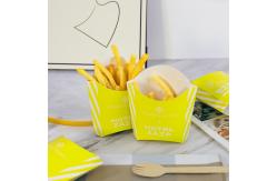 China Customized printing of french fries eco-friendly biodegradable disposable fast food paper box supplier