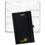 4.25 X 6.75 Mini Weekly Planner Black Hardcover Case Bound For 2023 for sale