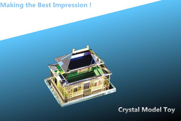 building model/office craft/crystal model/glass craft/crystal gift/metal palace/craft