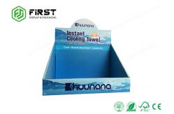 China Offest Printing Custom Recycled Retail Display Boxes Cardboard , Portable Cardboard Counter Display supplier