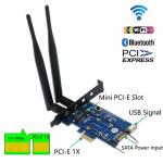 3OZ WWLAN PCIE PCI Express Adapter 3G CDMA PCIE 1x Adapter for sale