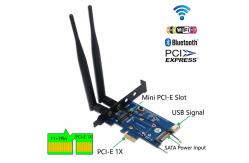China 3OZ WWLAN PCIE PCI Express Adapter 3G CDMA PCIE 1x Adapter supplier