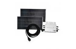 China Silver WVC 600 Micro Inverter Aluminum Alloy IP65 Grid Connected Inverter supplier
