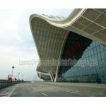 UV Resistant Prefabricated Steel Structures Large Span Prefab Bus / Train Station for sale