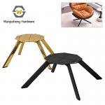 Electroplated Metal Four-Claw Swivel Sofa/Office Seat Base Frame Hardware Support Foot Replacement for sale