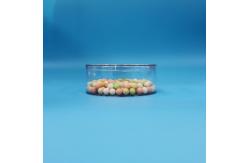 China Biscuit Dried Fruit Candy Chocolate Candy Transparent Round Plastic Packaging Box supplier