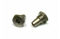 China CNC Processing Aviation Titanium Gear / Shell / Shaft With Internal Thread Assembly Parts supplier