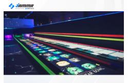 China Game Center Bowling Interactive Projector Games For Double Players supplier