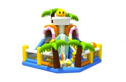China Commercial Inflatable Slide Duck Combo House Inflatables Castle Bouncy Jumping Bouncer supplier