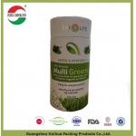 food grade kraft paper / cardboard Paper tube packaging with embossing / glossy surface for sale