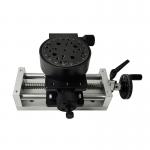 Aluminum Alloy Precision Manual Rotation Stage Xzθ Multidimensional Platform Worm Gear for sale