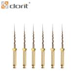 6 Piece 19MM SX Gold Heat Activation Endo Files Yellow for sale
