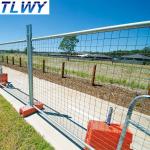 Dia 3.0-5.0mm Portable Galvanized Temporary Fence Panels Electric Galvanized for sale